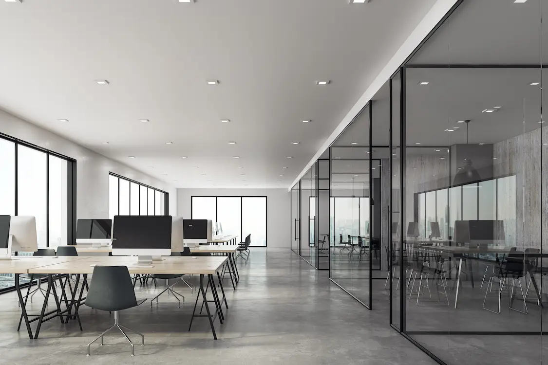 Arbeitsraum mit angenehmen Arbeitsklima und ruhiger Atmosphäre